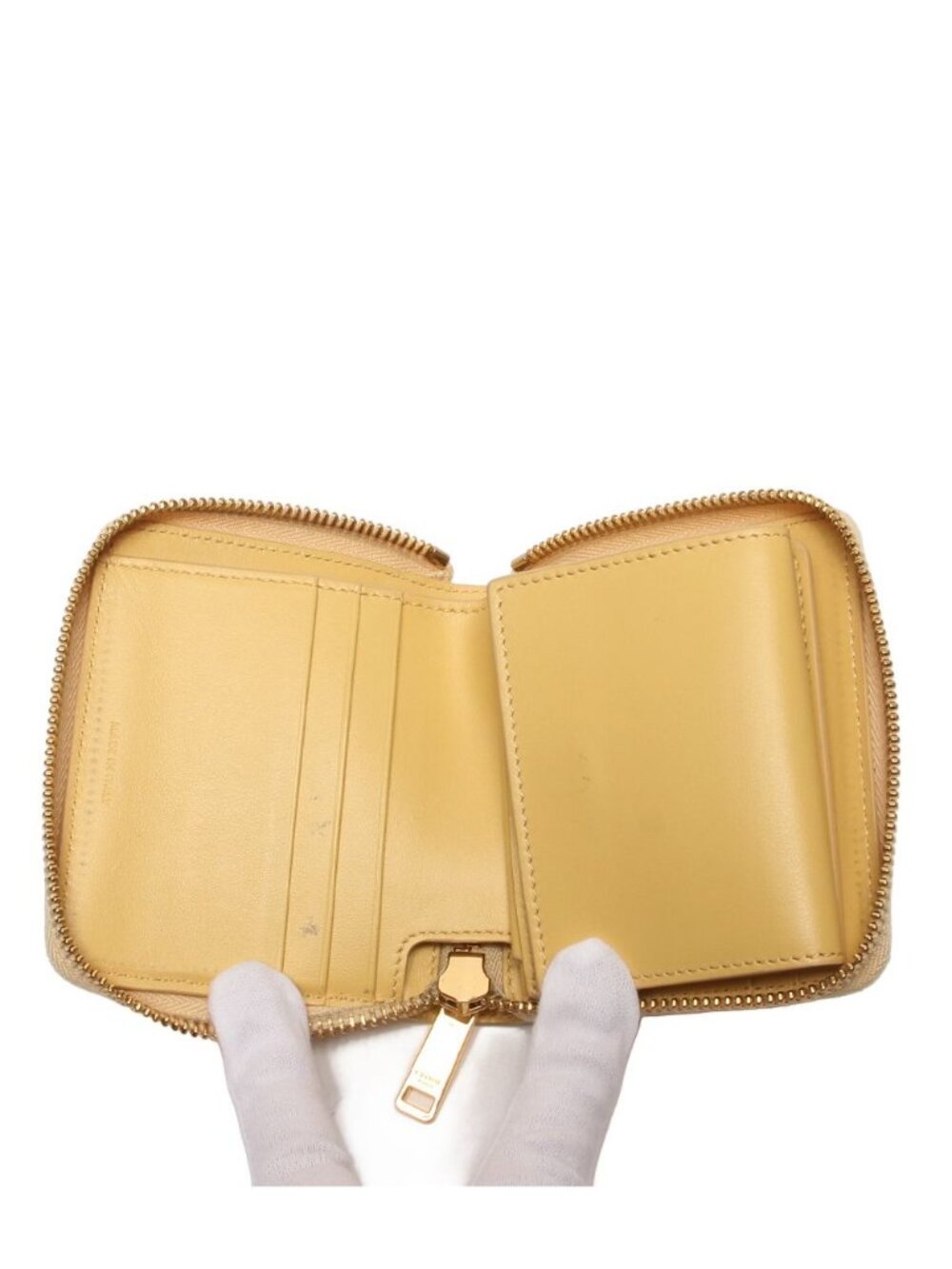 Celine Bifold Wallet Yellow - Picture 4 of 10